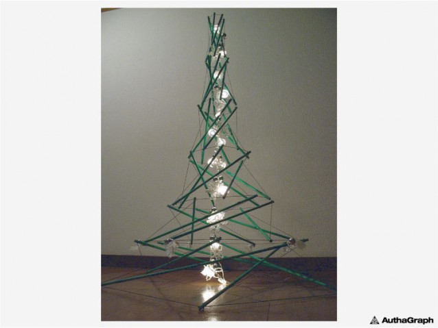 Tensegrity Christmas Tree01